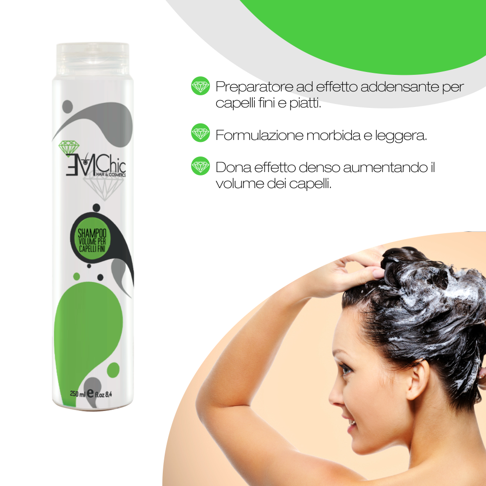 Shampoo volume per capelli fini