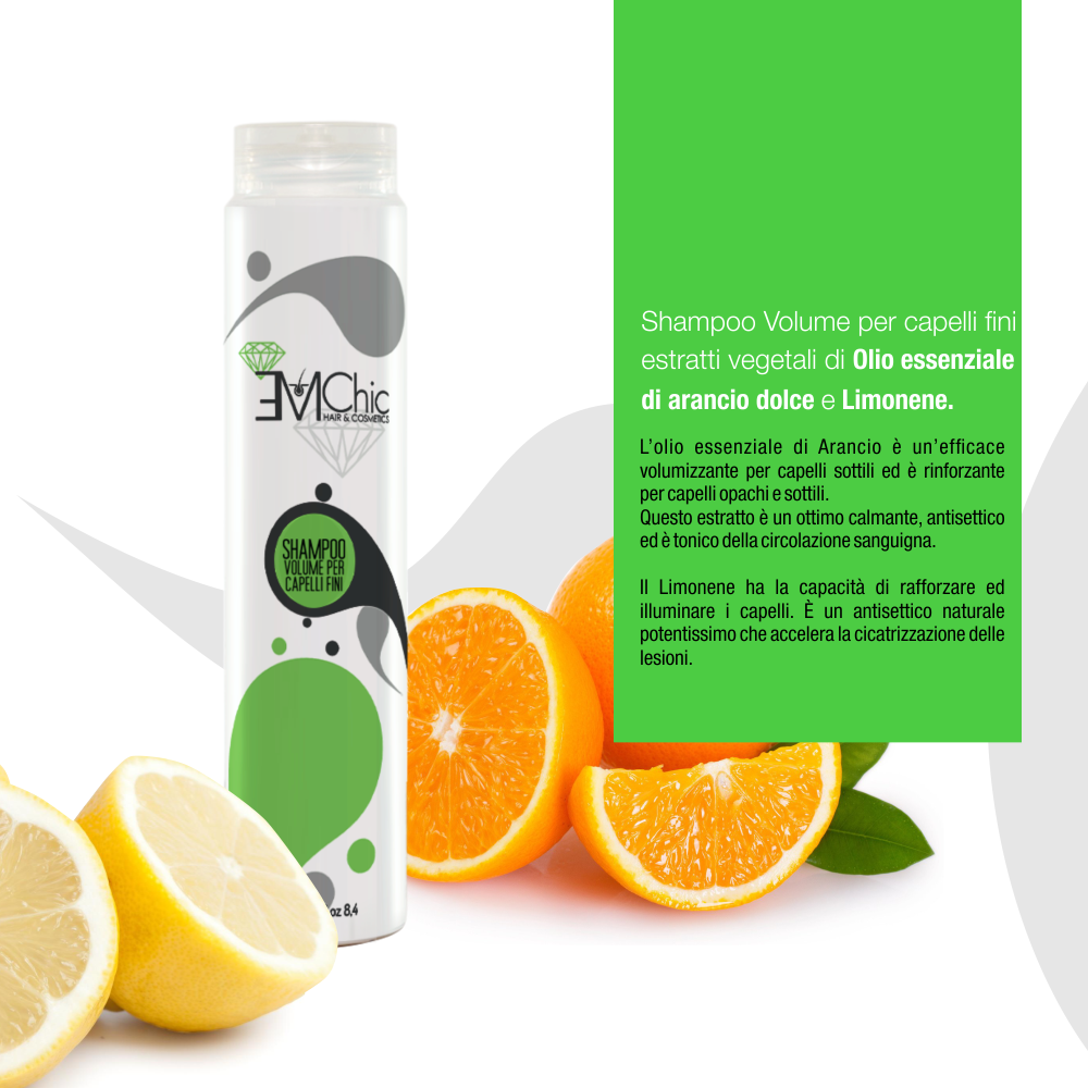 Shampoo volume per capelli fini