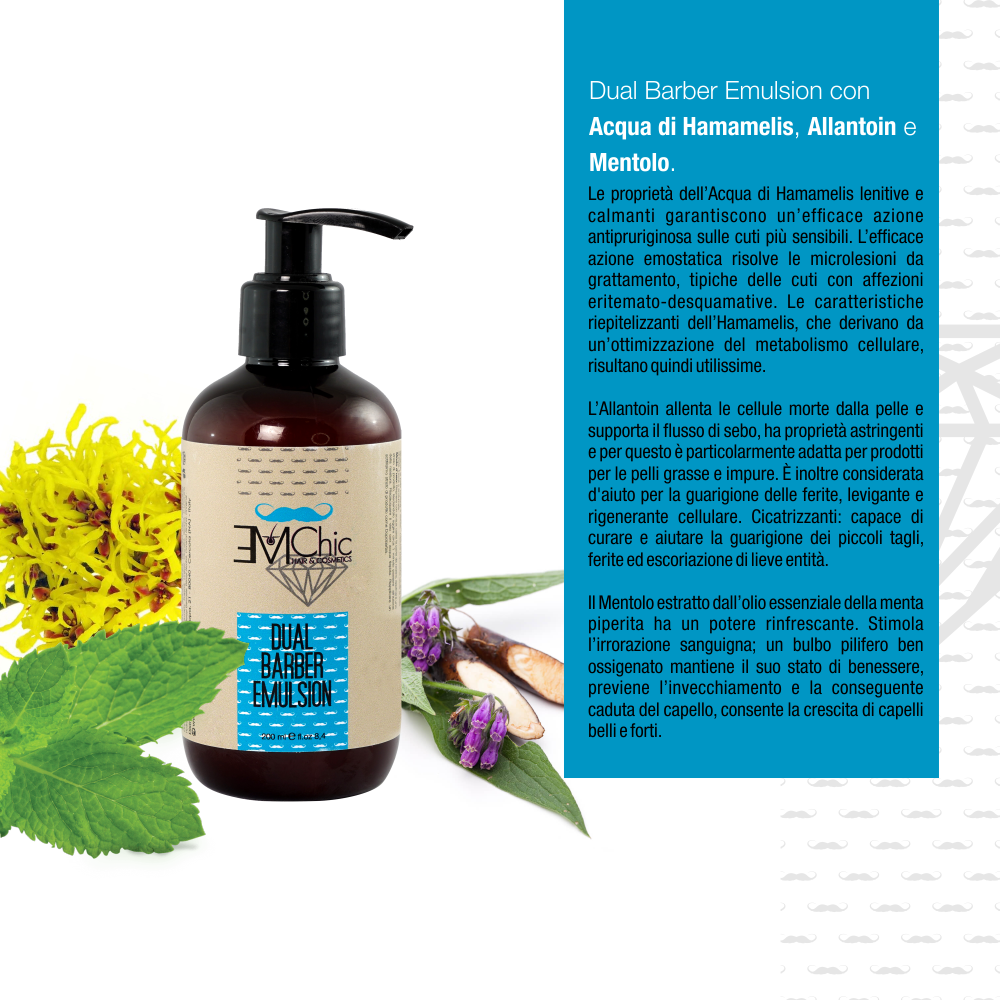 Dual Barber Emulsion